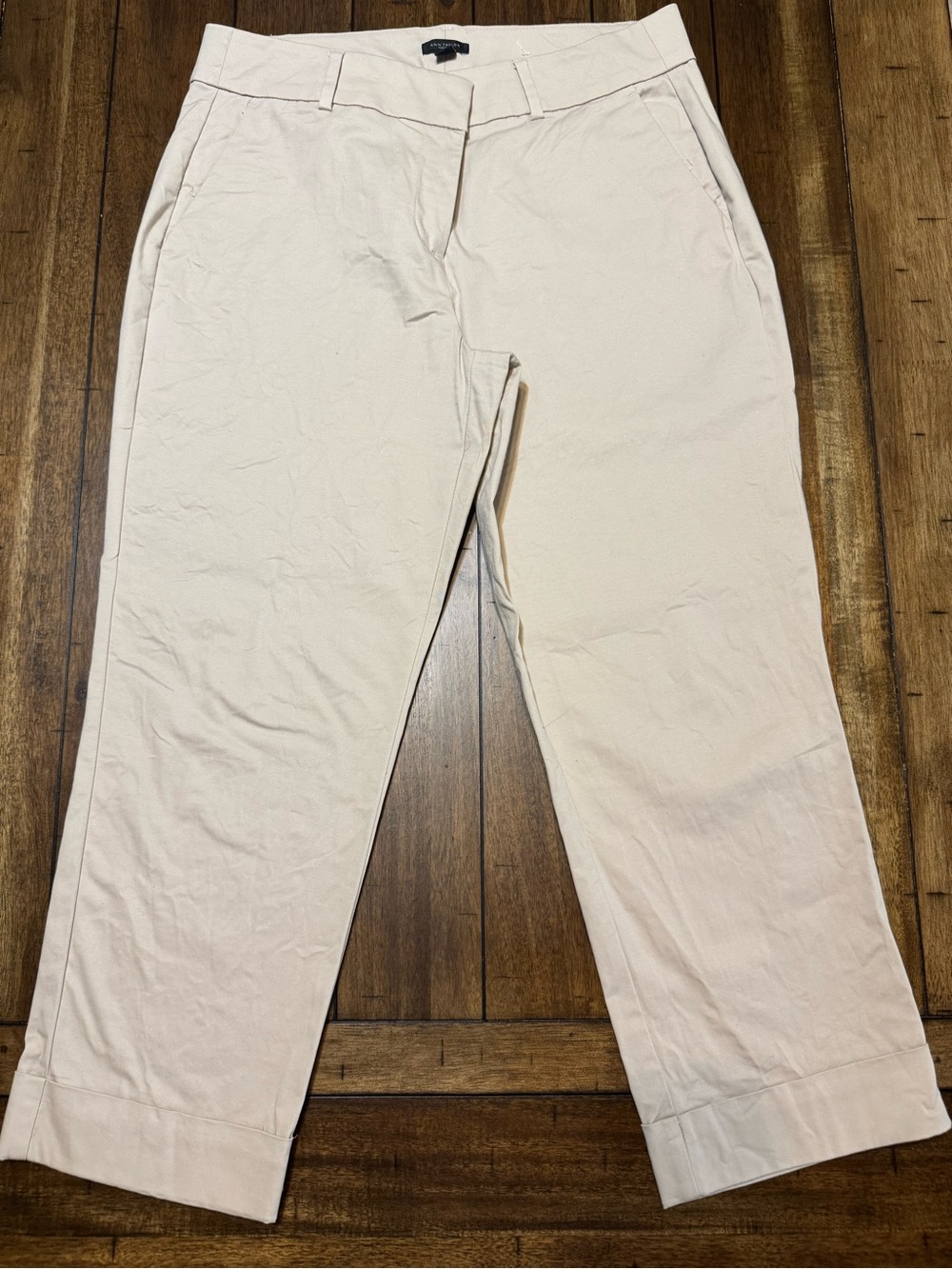 Ann Taylor Factory Light Beige Chinos
